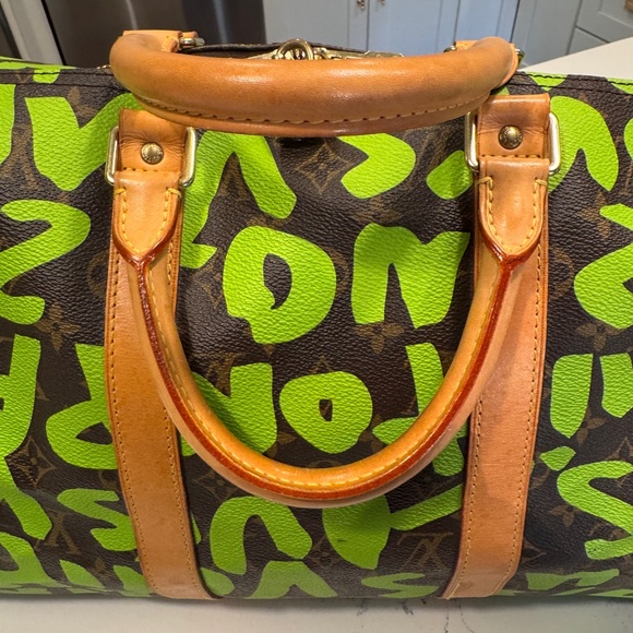 Louis Vuitton Graffiti Stephen Sprouse Keepall 50 Green - Picture 8 of 16